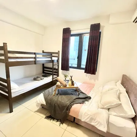 T4 1-10Pax 2Room Trefoil Cozy Home Setia Alam Wifi Exterior photo